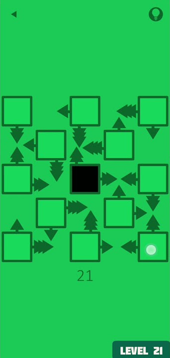 Green LEVEL 21 - Puzzle Game by Bart Bonte