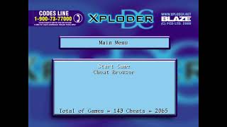 Xploder DC - Sega Dreamcast - Intro &amp; Title Screen