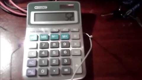 Hack a calculator to make a simple counter