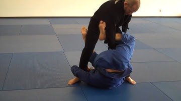 How To Use A Leg Lasso To Sweep or Take The Back In BJJ (Lasso Guard with Reverse De La Riva).MP4