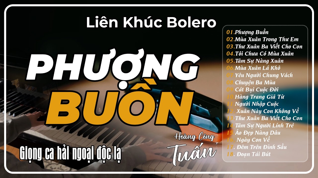 Lk Nhạc Vàng Bolero Hot Nhất 2026 | Top 15 Ca Khúc BOLERO CÔNG TUẤN ÊM TAI DỄ NGỦ | PHƯỢNG BUỒN