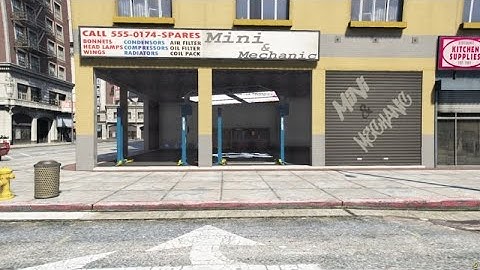 GTA5  [MLO] Mission Row Mini Mechanic [Add-On SP / FiveM] |GTA5 MINI MECHANIC MOD