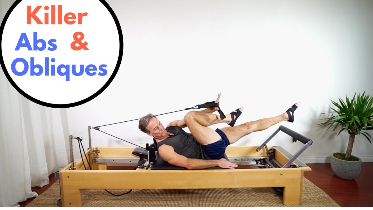 Abs & Obliques Pilates Reformer | 20 Minute Workout - YouTube