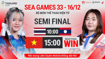 🔴 TRỰC TIẾP: THAILAND vs LAOS - PHÂN ĐỊNH HUY CHƯƠNG ĐỒNG - SEA GAMES 33 - LQM ĐỒNG ĐỘI NỮ (16/12)