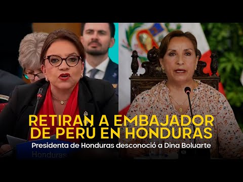 Retiran a embajador de Perú en Honduras por declaraciones de presidenta donde desconoce a Boluarte