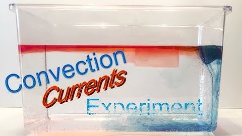 Convection Currents with Ice Cubes Experiment (Convection currents demonstration and experiments)