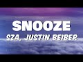 SZA, Justin Beiber - Snooze (Acoustic) (Lyrics)
