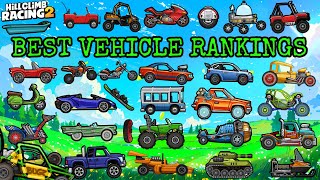 Hill Climb Racing 2 : BEST VEHICLE RANKINGS 1-27