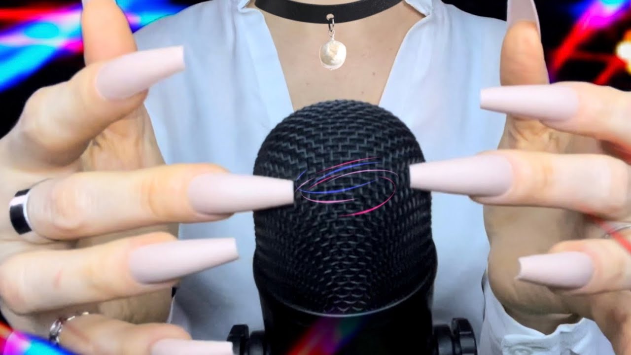 Scratching microphone with a long nails 🌠 No talking / Asmr - YouTube