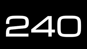 240 Second Countdown Timer / NO SOUND