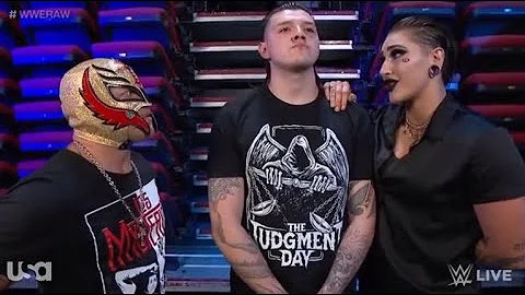 Rey Mysterio, Dominik Mysterio, and Rhea Ripley Backstage Segment | WWE RAW September 12, 2022