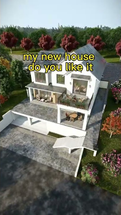 New house with underground garage