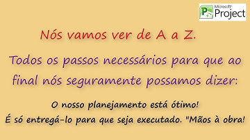 Curso MS Project - de A a Z