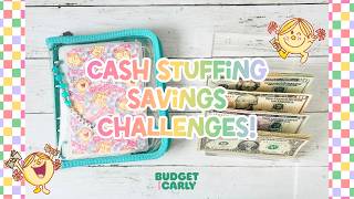 Cash Stuffing Savings Challenges! | Saving $300 | Budgeting & Saving Money in a FUN Way!
