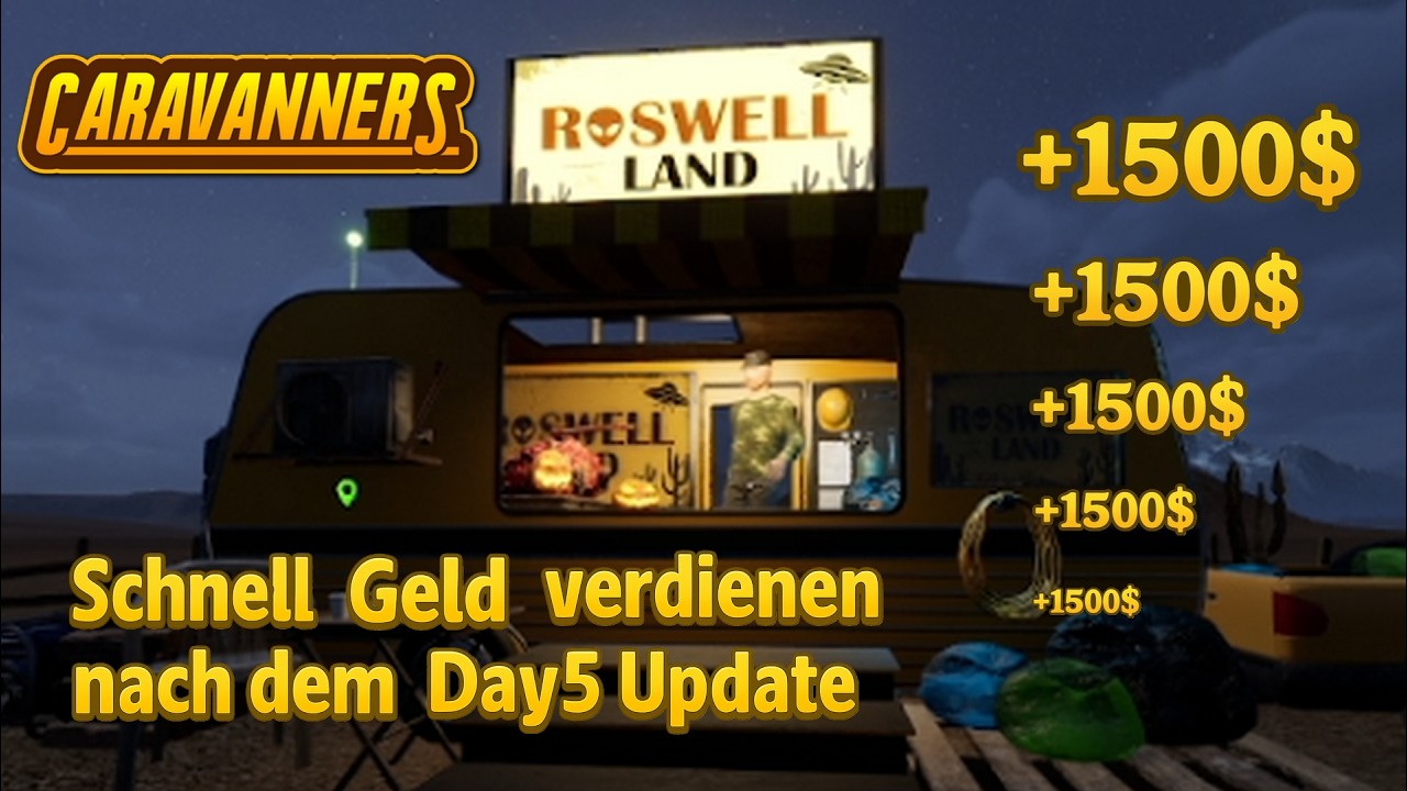 Caravanners: Co-op Open World Camping (Schnell Geld verdienen nach dem Day 5 Update)