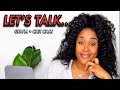 The Natural Hair Community. LET'S TALK... | GRWM + Chit Chat
