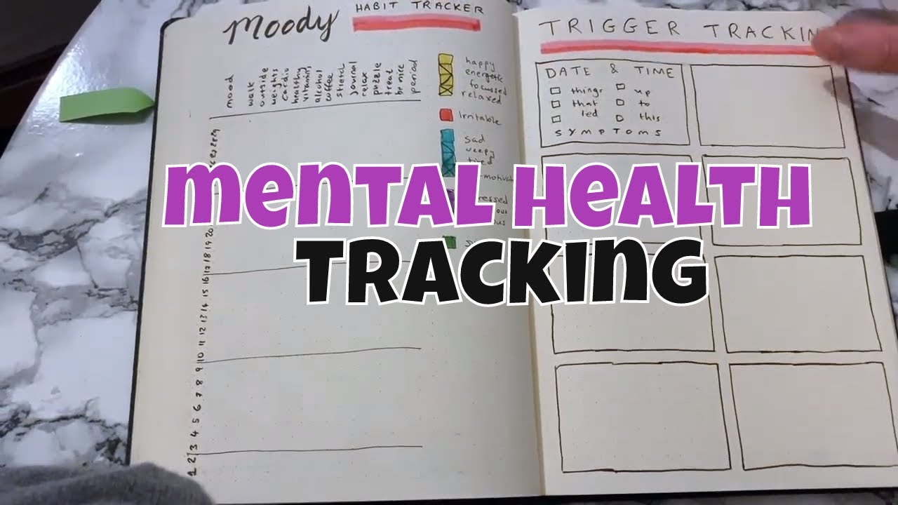 Bullet Journal Spreads for Mental Health and Motivation | Anxiety Tracking