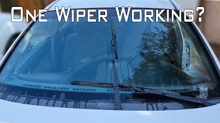 Here is why Only One windshield Wiper working/Windshield wiper not working on one side/wiper linkage