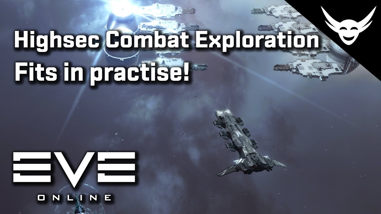 EVE Online Efficient highsec exploration fits in practise YouTube