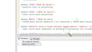 Funciones de agregado SQL Server