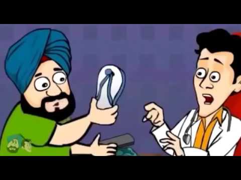 whatsapp status video : cartoon jokes | santa banta comedy jokes | funny  comedy cartoons - YouTube
