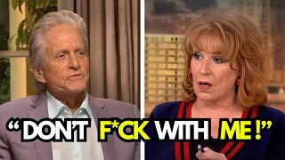Michael Douglas LOSES IT LIVE On The View After Heated Exchange With Joy Behar