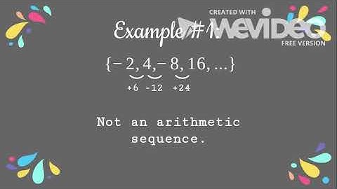 Intro to Arithmetic Sequences