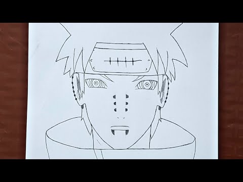 Drawing Easy Step by Step on X: Pain Yahiko - Drawing Easy Step by Step  Video:  Drawing No. 10 of the First  #NarutoChallenge. A #Naruto character will be drawn each week