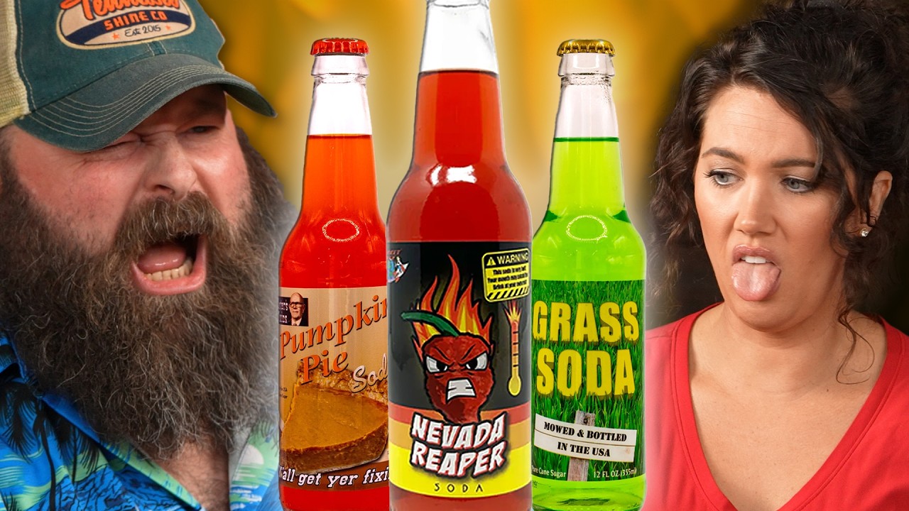 Ring Pop? Reaper?! | 6 New Insane Soda Flavors - YouTube