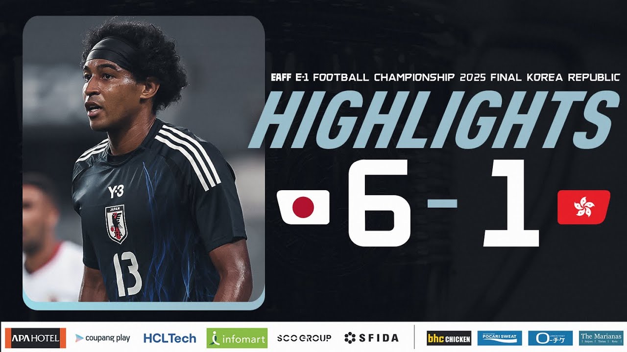 🇯🇵 JAPAN 6-1 HONG KONG, CHINA 🇭🇰 | #EAFF2025
