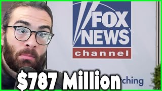 Dominion, Fox Reach $787 Million Settlement in Defamation Suit | HasanAbi reacts