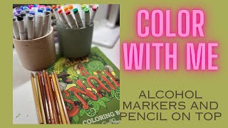 Color with me: Ohuhu Alcohol Markers!  Honolulu Series / Adult Coloring