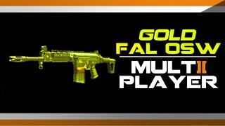 Black Ops 2 GOLD FAL OSW Camo Gameplay - How to get Gold FAL OSW Camo screenshot 5