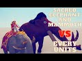 SACRED ELEPHANT and MAMMOTH  vs EVERY UNITS(same Price)| Totally Accurate Battle Simulator - TABS