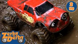 Muddy Marvels | Dirty RC Cars Roll in Mud | Full Episodes | Zerby Derby