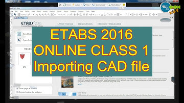 ETABS 2016 Tutorial 11 | CAD Import, Grid Editing, Adding new Story | Moonboy