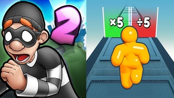 Robbery Bob 2 vs Tall Man Run Gameplay Android,ios Part 58