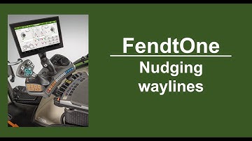 FendtOne Nudging waylines