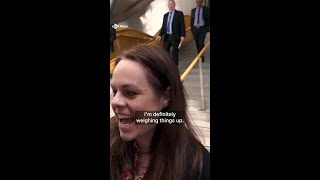 Kate Forbes considering bid to replace Humza Yousaf as SNP leader. #kateforbes #scotland #politics
