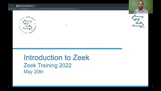 Using Zeek and Writing Scripts: May 2022 Training Day