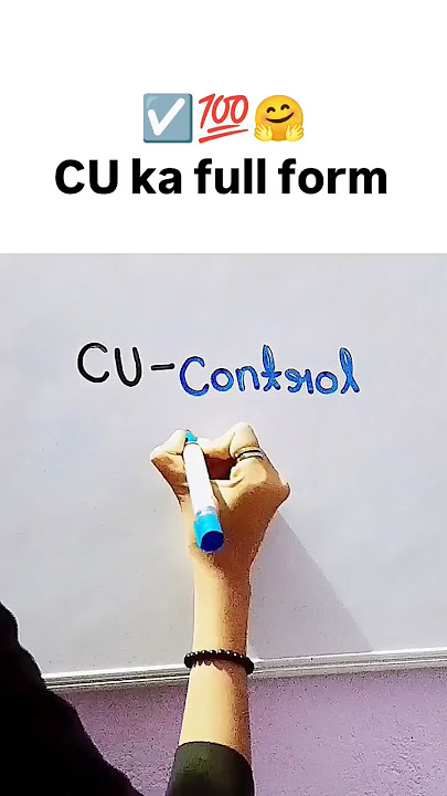 CU Full Form 💯☑️ || What is the full form of CU #cu #gk #viral