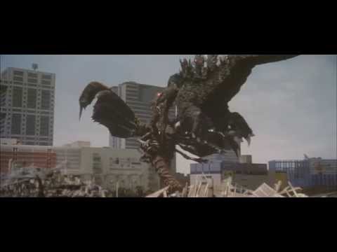 Godzilla body slam