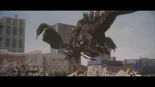Godzilla body slam