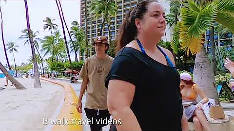 [4K] WALKING LIFE WAIKIKI BEACH  Hawaiian Ala Moana Honolulu Hawaii NIGHT 2022 Walking Tour & Travel
