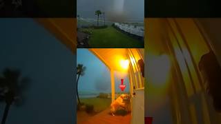 Ring Doorbell Captures a Golden Retriever Escaping a Tornado 🌪🐶 #Shorts #viral #dog #rescue