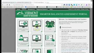Starting an SBAC test in 2 minutes
