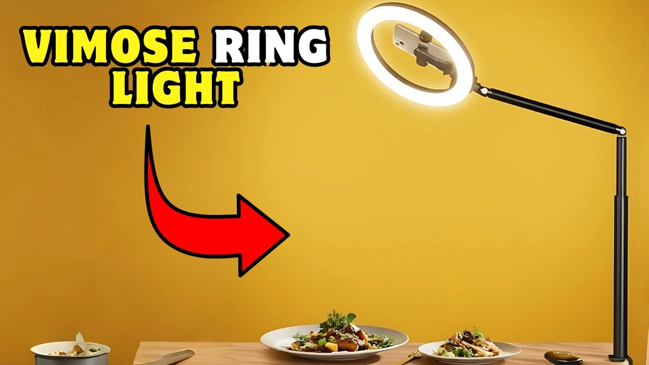 Vimose 10.5" Ring Light Review | Overhead Phone Mount for Filming, TikTok & YouTube 2025