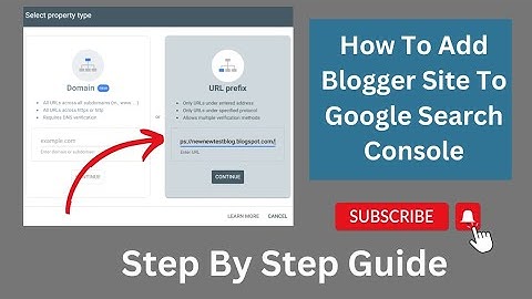 How To Connect Blogger To Google Search Console | Step-by-Step Guide | Updated 2024