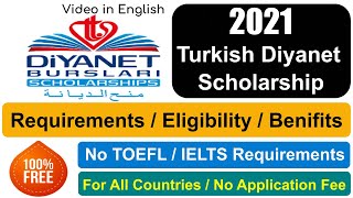 Turkish Diyanet Foundation Fully Funded Scholarship 2021 For all Countries and Nationalities