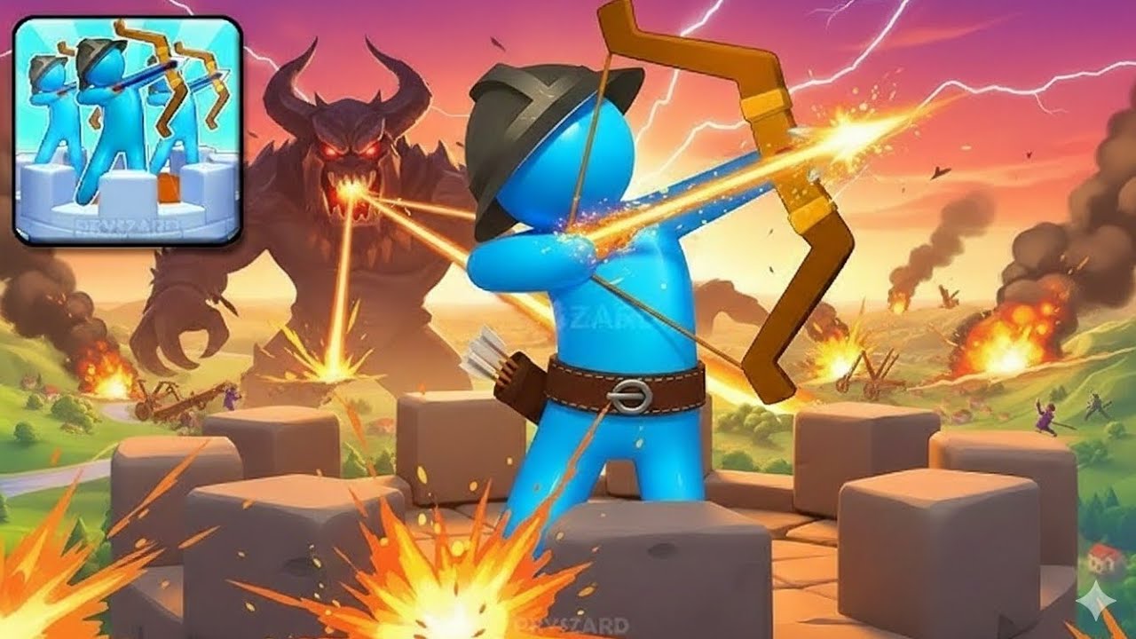 Archery Bastions: Castle War - Part 2 Gameplay | New Update (iOS, Android)